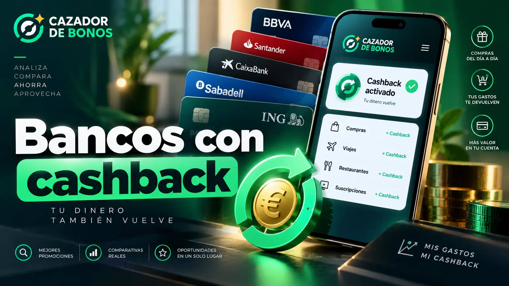 Bancos con cashback